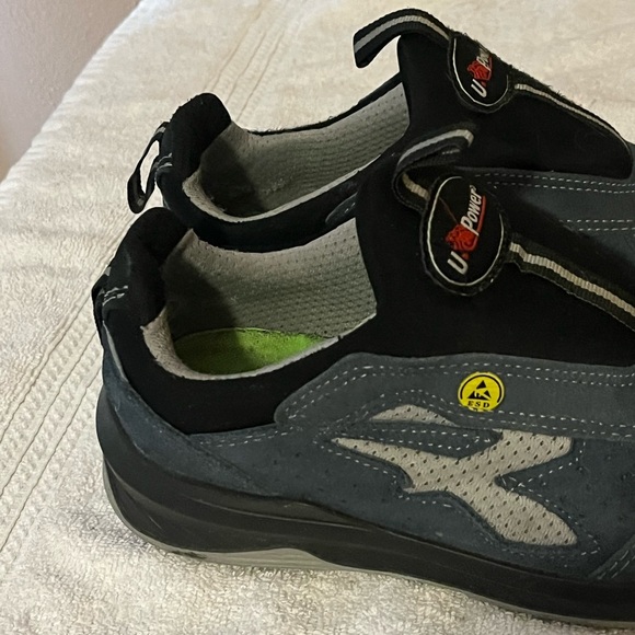 U Power Blue Steel Toe Safety Shoes Sz 7 - 7 1/2 (38) - Picture 9 of 13